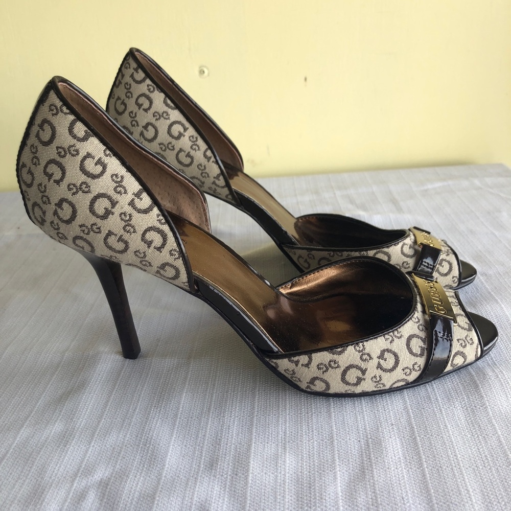 COPY - Guess open toe heels